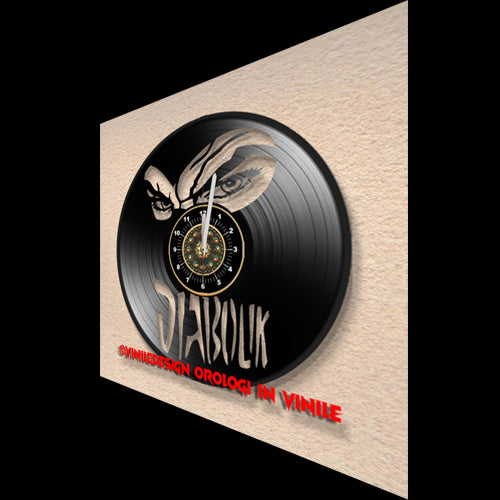OROLOGIO DA PARETE IN VINILE DIABOLIK