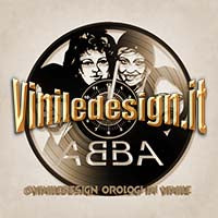 OROLOGIO DA PARETE IN VINILE ABBA