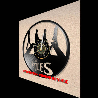 OROLOGIO DA PARETE IN VINILE BEATLES A.R.