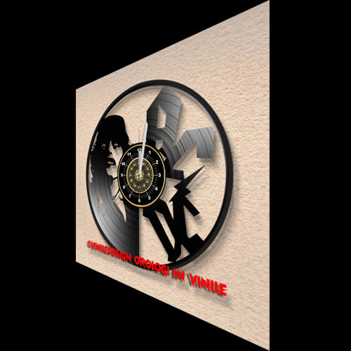 OROLOGIO DA PARETE IN VINILE AC DC 1