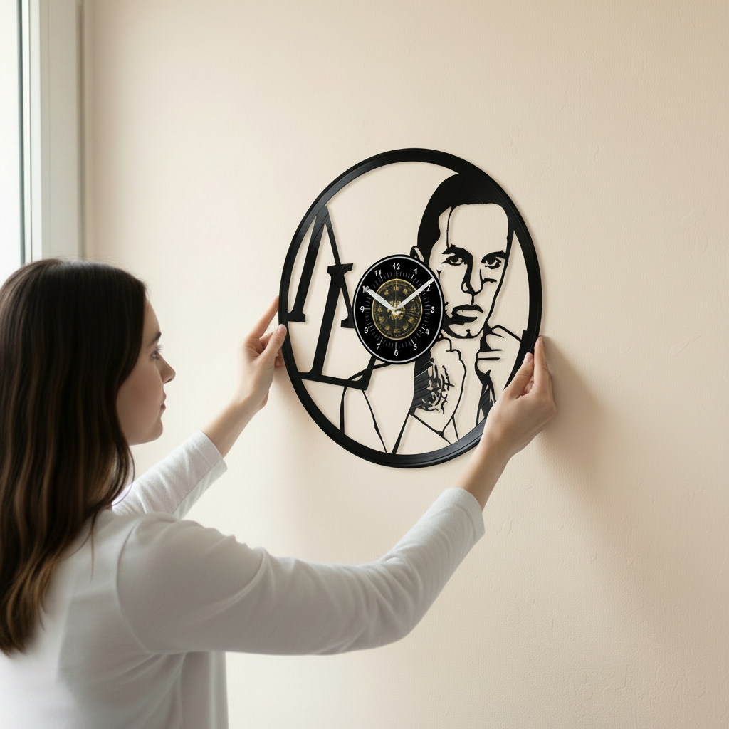 OROLOGIO DA PARETE IN VINILE ACHILLE LAURO