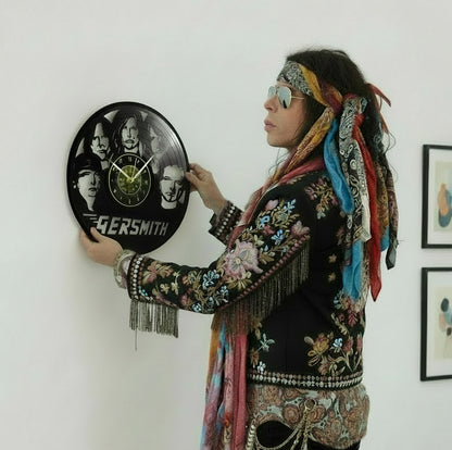 OROLOGIO DA PARETE IN VINILE AEROSMITH