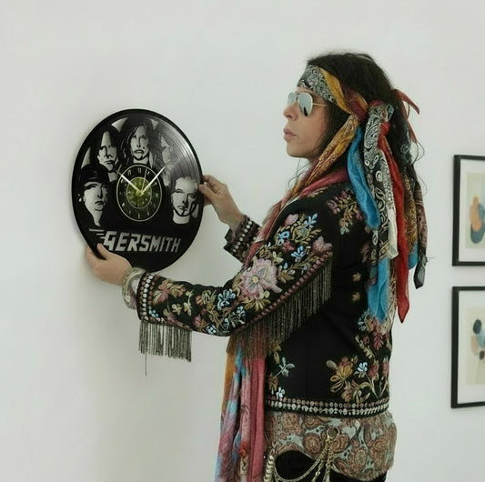 OROLOGIO DA PARETE IN VINILE AEROSMITH