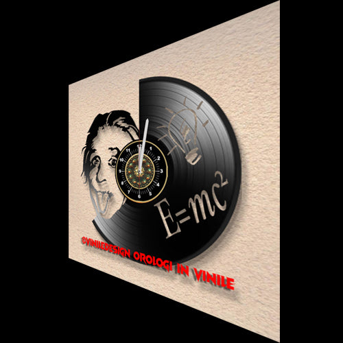 OROLOGIO DA PARETE IN VINILE ALBERT EINSTEIN