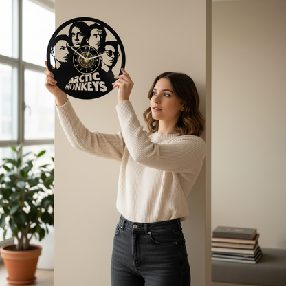 OROLOGIO DA PARETE IN VINILE ARCTIC MONKEYS