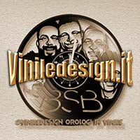 OROLOGIO DA PARETE IN VINILE BACKSTREET BOYS
