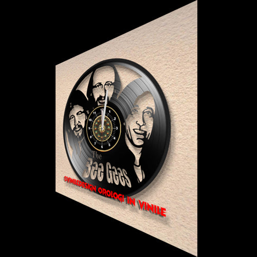 OROLOGIO DA PARETE IN VINILE BEE GEES