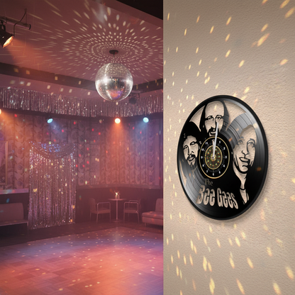 OROLOGIO DA PARETE IN VINILE BEE GEES