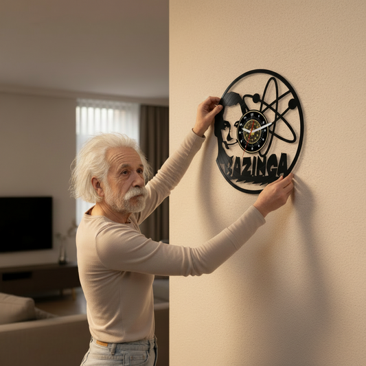 OROLOGIO DA PARETE IN VINILE BIG BANG THEORY