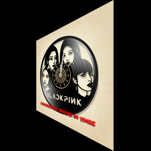OROLOGIO DA PARETE IN VINILE BLACKPINK