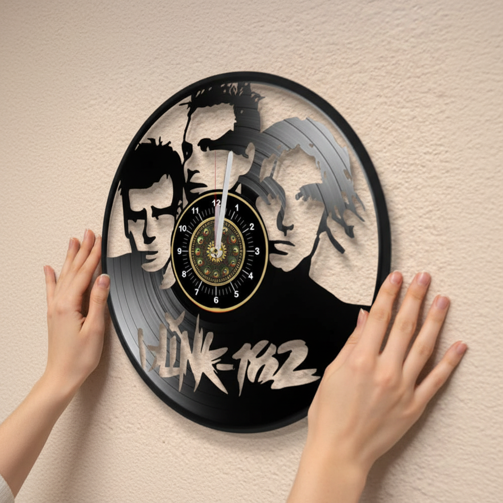 OROLOGIO DA PARETE IN VINILE BLINK 182 (1°modello)