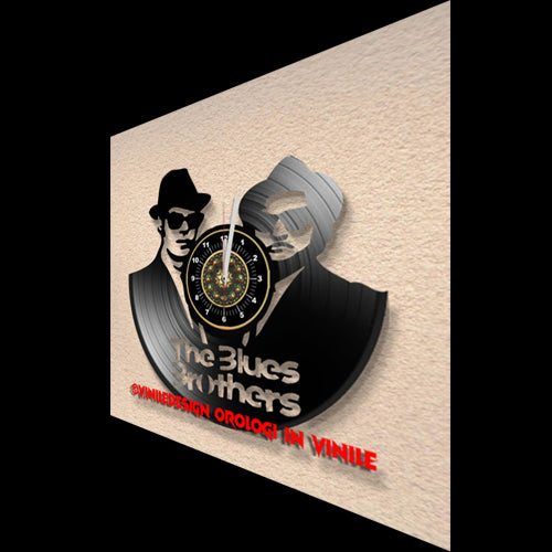 OROLOGIO DA PARETE IN VINILE BLUES BROTHERS 1