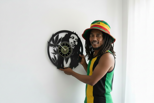 OROLOGIO DA PARETE IN VINILE BOB MARLEY