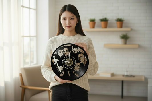 OROLOGIO DA PARETE IN VINILE BTS