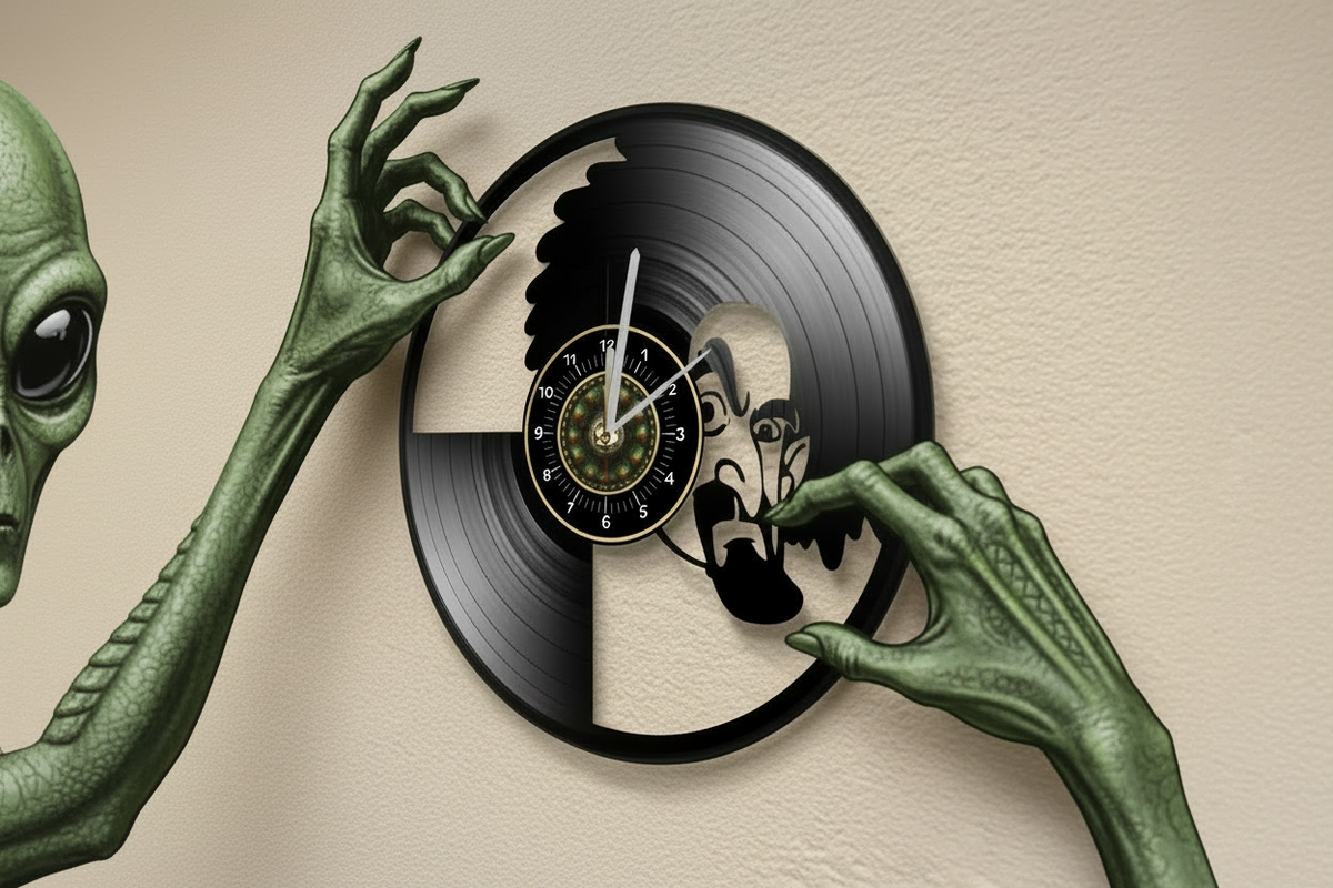 OROLOGIO DA PARETE IN VINILE CAPAREZZA 1