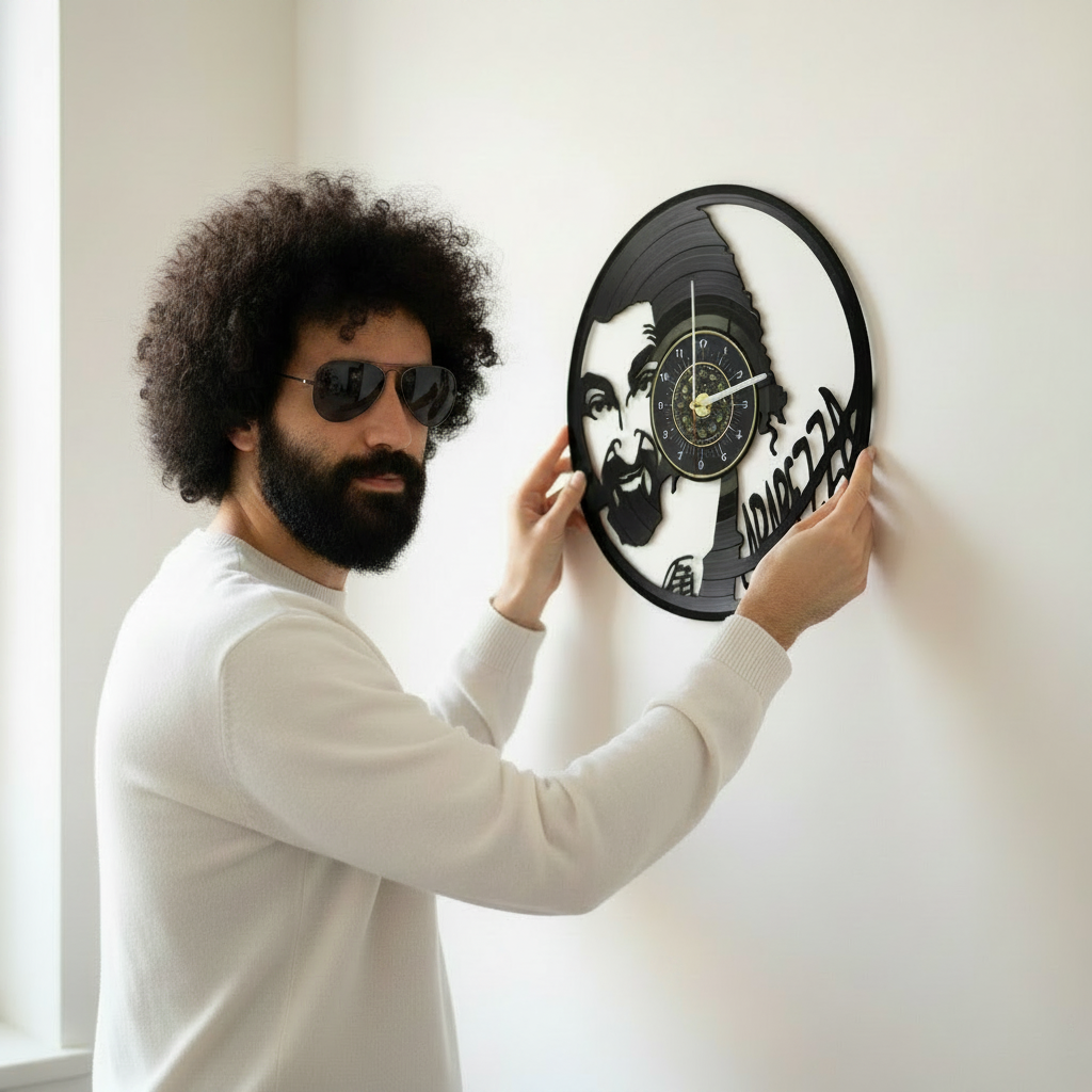 OROLOGIO DA PARETE IN VINILE CAPAREZZA 2