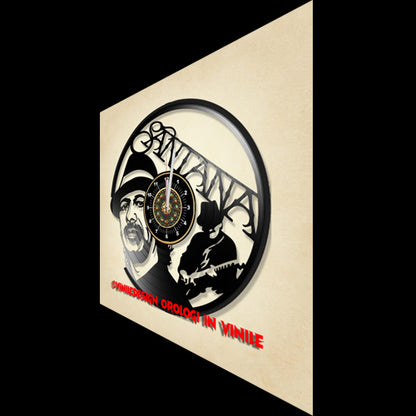 OROLOGIO DA PARETE IN VINILE CARLOS SANTANA