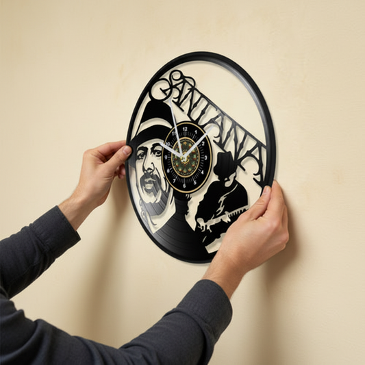 OROLOGIO DA PARETE IN VINILE CARLOS SANTANA