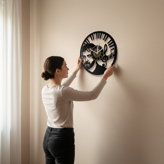 OROLOGIO DA PARETE IN VINILE CESARE CREMONINI