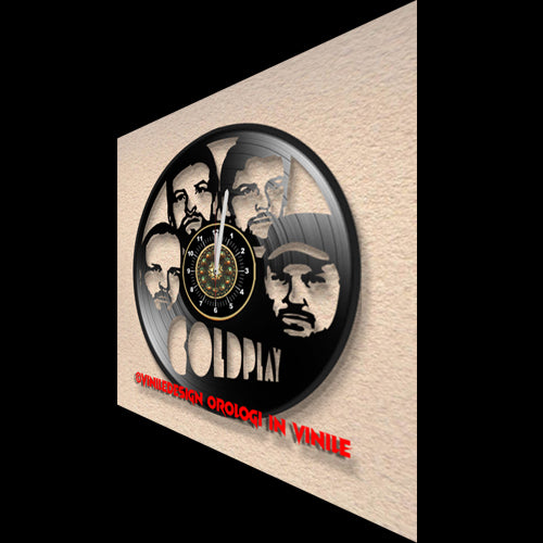 OROLOGIO DA PARETE IN VINILE COLDPLAY