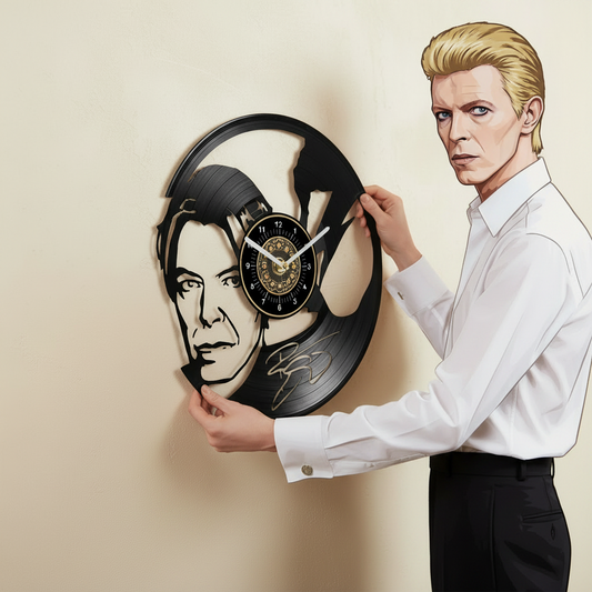 OROLOGIO DA PARETE IN VINILE DAVID BOWIE 2