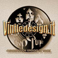 OROLOGIO DA PARETE IN VINILE DEEP PURPLE 2