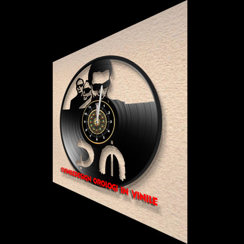 OROLOGIO DA PARETE IN VINILE DEPECHE MODE 1