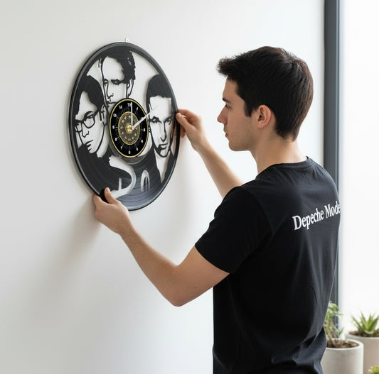 OROLOGIO DA PARETE IN VINILE DEPECHE MODE 2