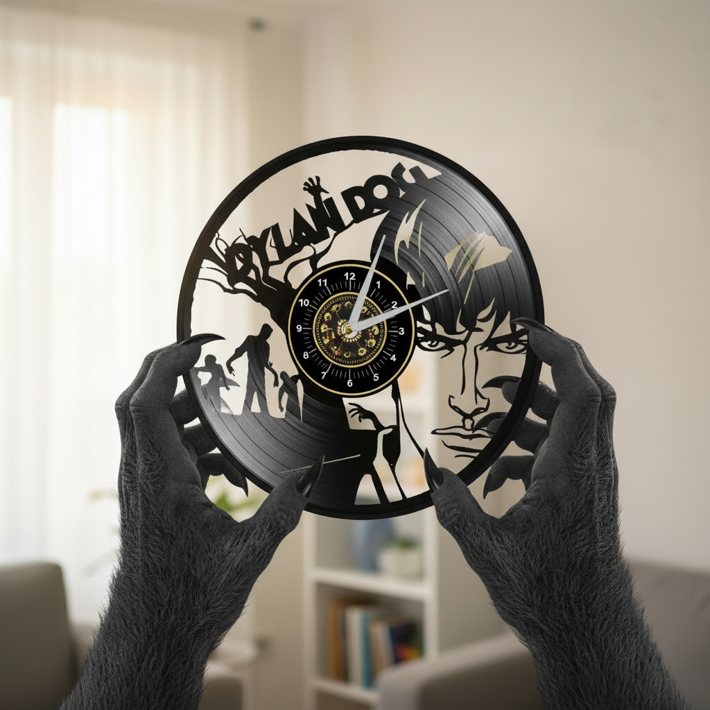 OROLOGIO DA PARETE IN VINILE DYLAN DOG