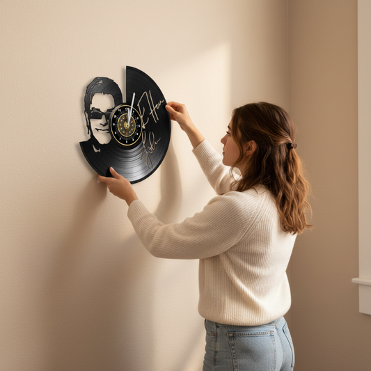 OROLOGIO DA PARETE IN VINILE ELTON JOHN