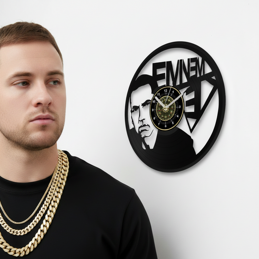OROLOGIO DA PARETE IN VINILE EMINEM