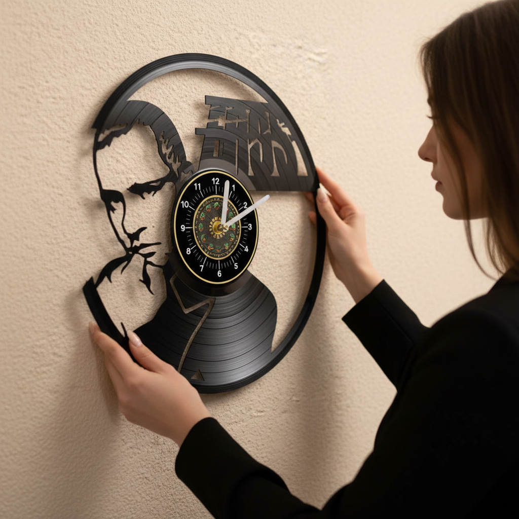 OROLOGIO DA PARETE IN VINILE EROS RAMAZZOTTI