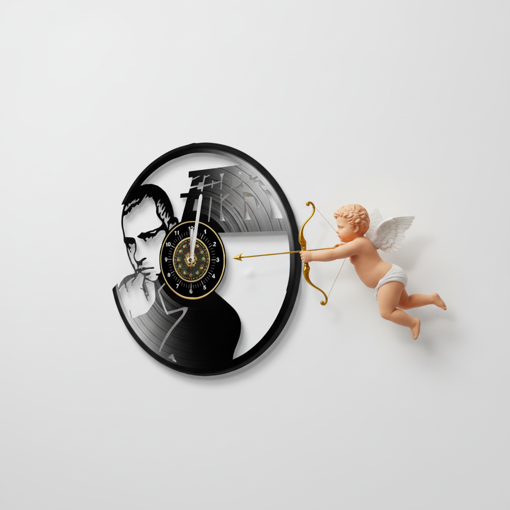 OROLOGIO DA PARETE IN VINILE EROS RAMAZZOTTI