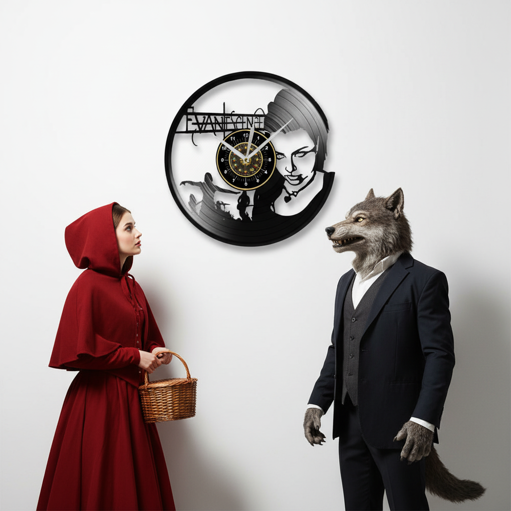 OROLOGIO DA PARETE IN VINILE EVANESCENCE