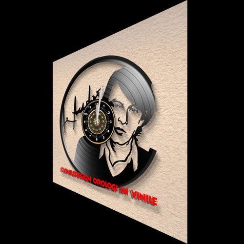 OROLOGIO DA PARETE IN VINILE FABRIZIO DE ANDRE