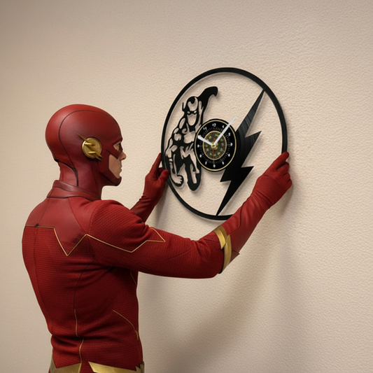OROLOGIO DA PARETE IN VINILE FLASH
