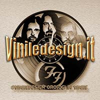 OROLOGIO DA PARETE IN VINILE FOO FIGHTERS