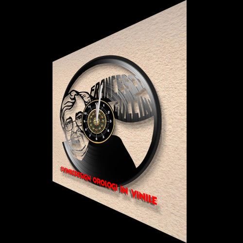 OROLOGIO DA PARETE IN VINILE FRANCESCO GUCCINI