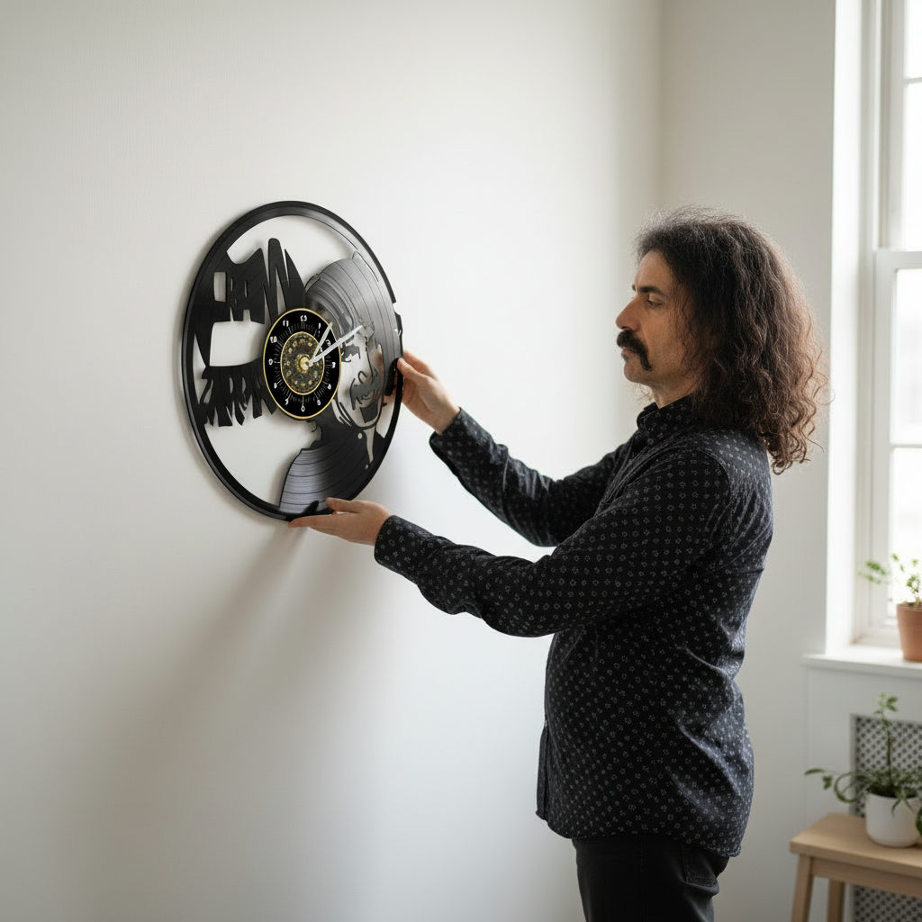 OROLOGIO DA PARETE IN VINILE FRANK ZAPPA