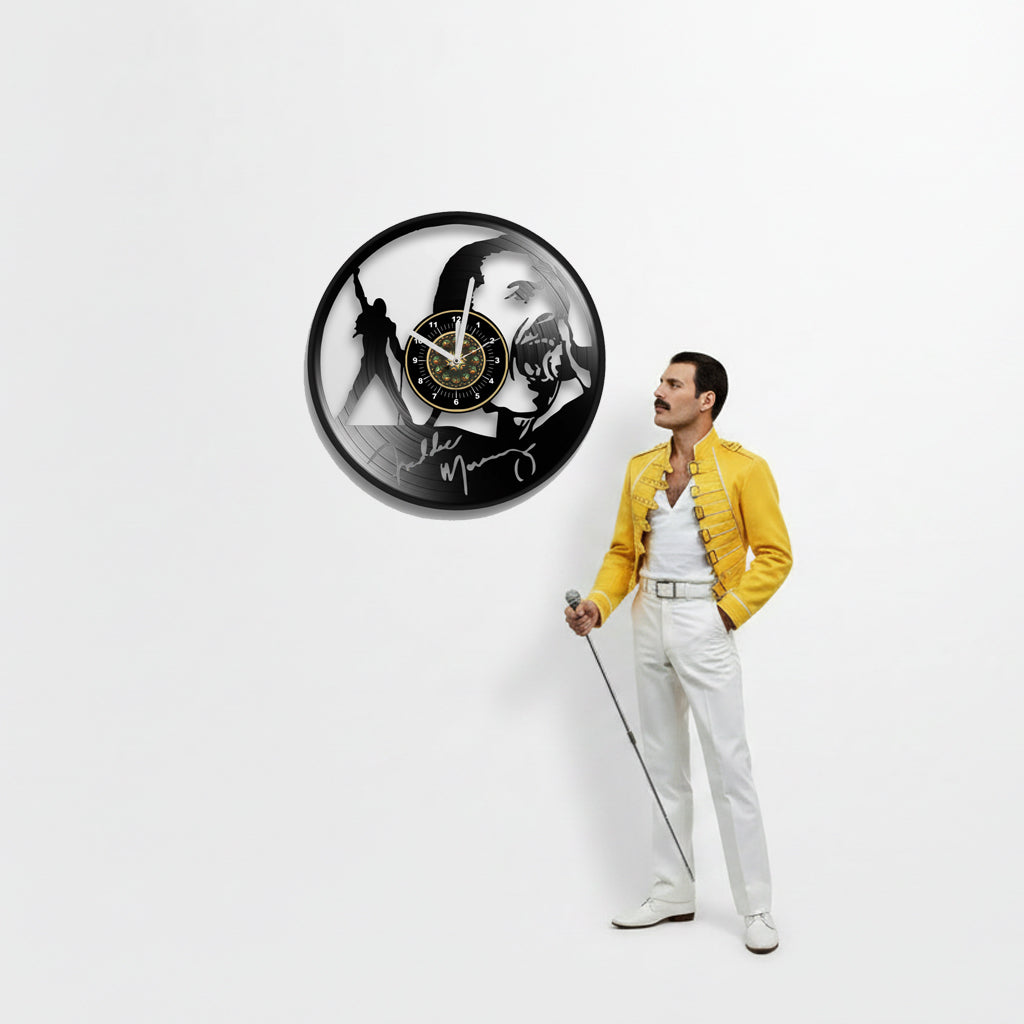 OROLOGIO DA PARETE IN VINILE FREDDIE MERCURY