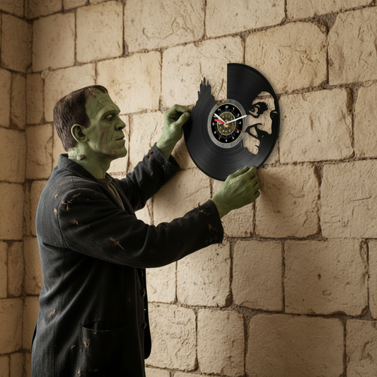 OROLOGIO DA PARETE IN VINILE FRANKENSTEIN JUNIOR IGOR