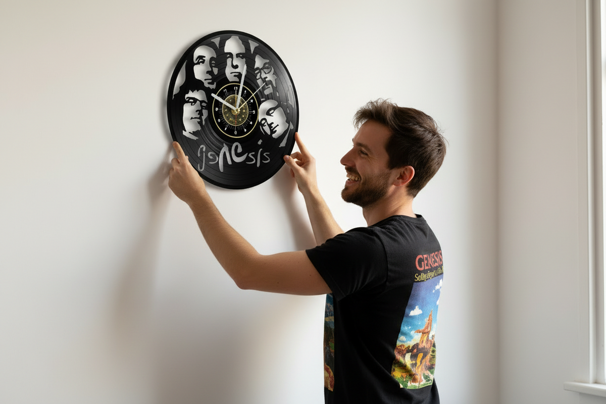 OROLOGIO DA PARETE IN VINILE GENESIS