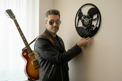OROLOGIO DA PARETE IN VINILE GEORGE MICHAEL