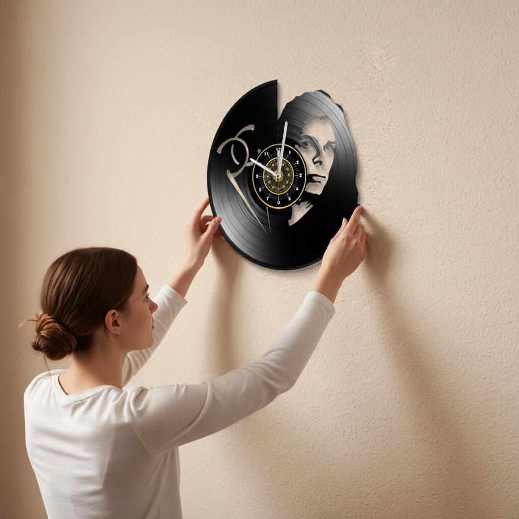 OROLOGIO DA PARETE IN VINILE GIANLUCA GRIGNANI