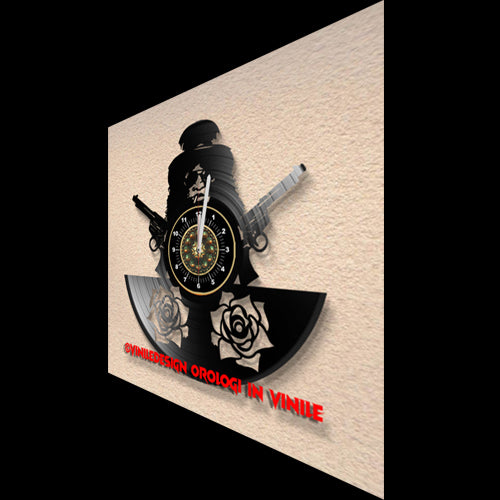 OROLOGIO DA PARETE IN VINILE GUNS N ROSES 1