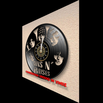 OROLOGIO DA PARETE IN VINILE GUNS N ROSES 2