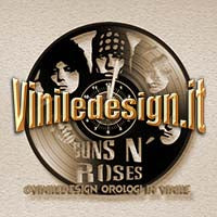 OROLOGIO DA PARETE IN VINILE GUNS N ROSES 2