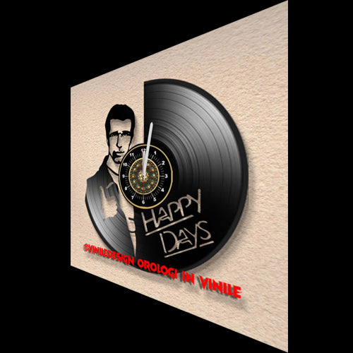 OROLOGIO DA PARETE IN VINILE HAPPY DAYS