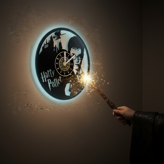 OROLOGIO DA PARETE IN VINILE HARRY POTTER 1