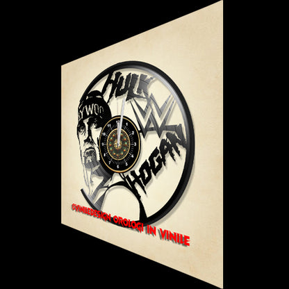 OROLOGIO DA PARETE IN VINILE HULK HOGAN